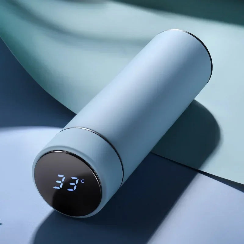 500ml Vacuum Thermos Bottle | Temperature Display | Stainless