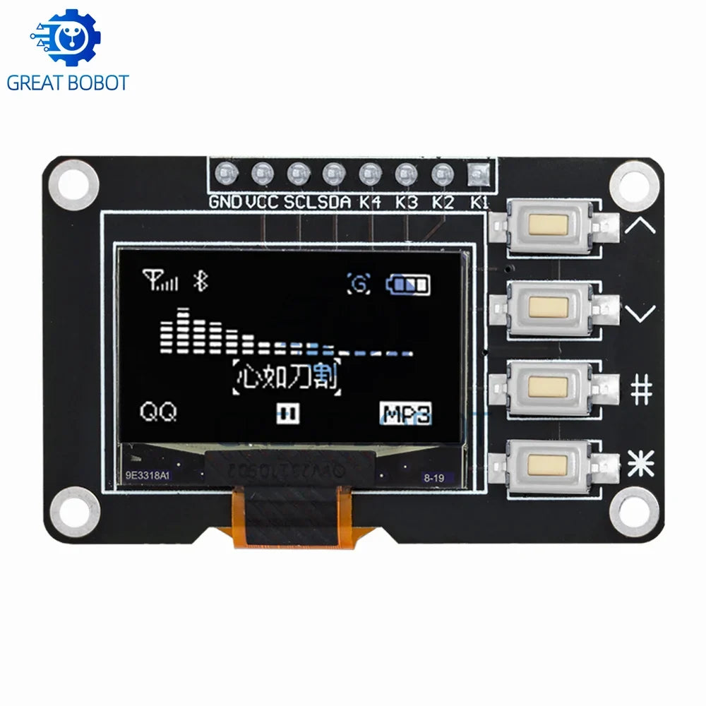 0.96" OLED Display Module 128x64 I2C SSD1315 for Arduino