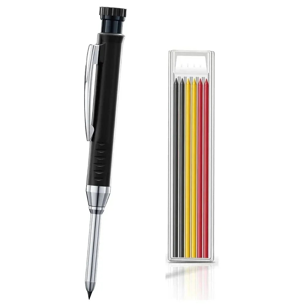 Carpenter Mechanical Pencil & Sharpener – 2.8mm 3 Color Refills