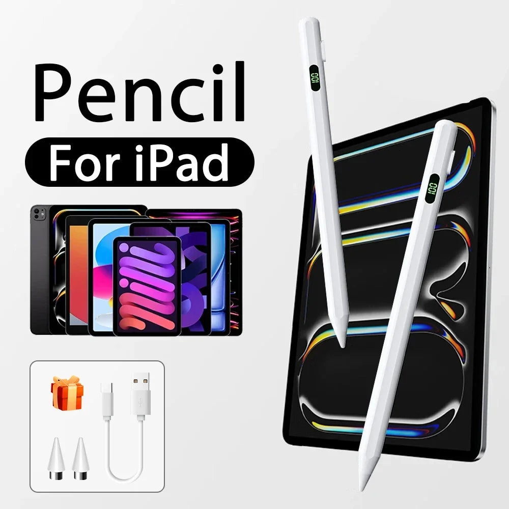 iPad Stylus Pen | Tilt, Palm Rejection & Magnetic Charging