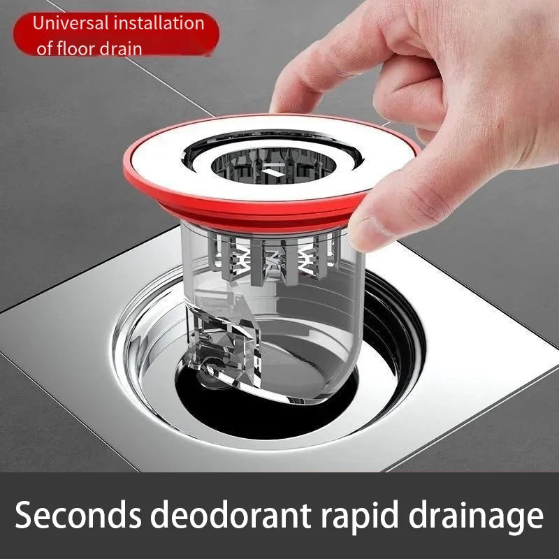 Anti-Odor Floor Drain Core & Backflow Preventer – Shower & Bath