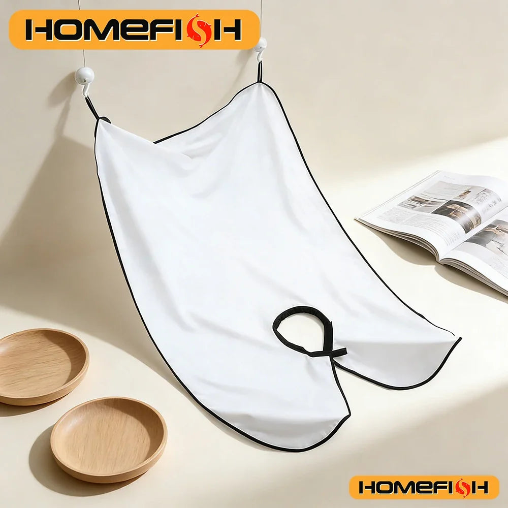 Men's Bathroom Shaving Aprons Beard Apron Care Bib Face Shaved Hair