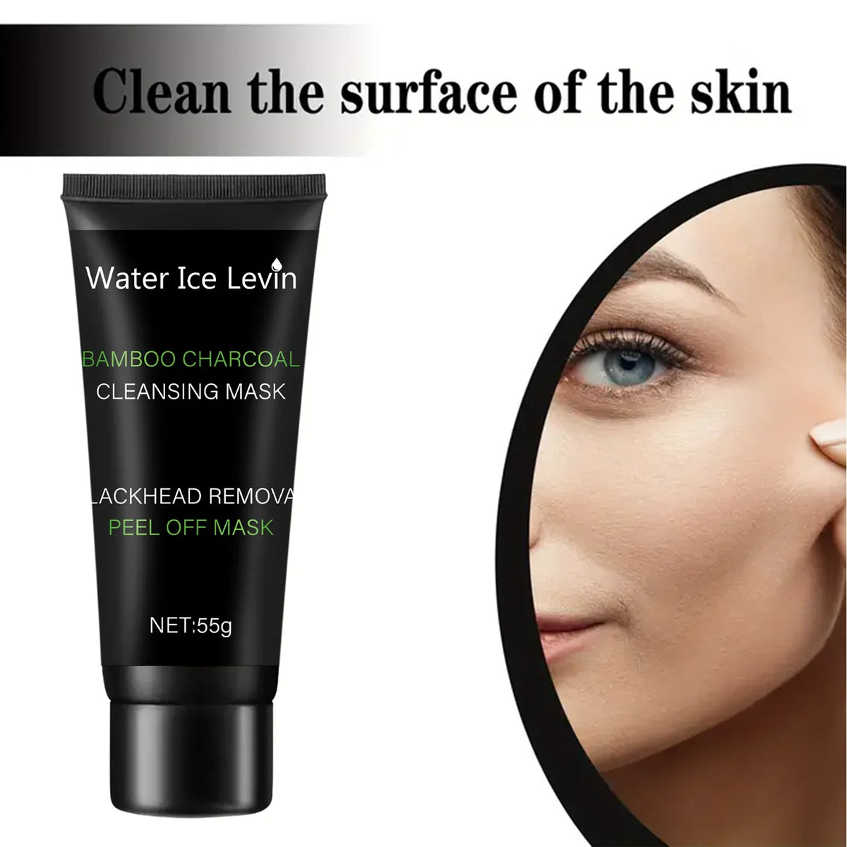 Bamboo Charcoal Peel-Off Mask – Deep Cleansing & Exfoliating