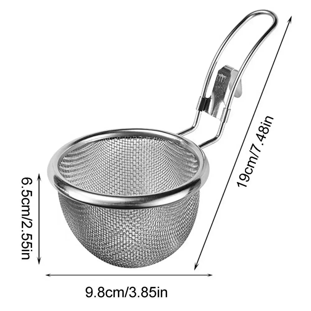 304 Stainless Steel Mesh Strainer Colander Scoop – Hot Pot & Frying