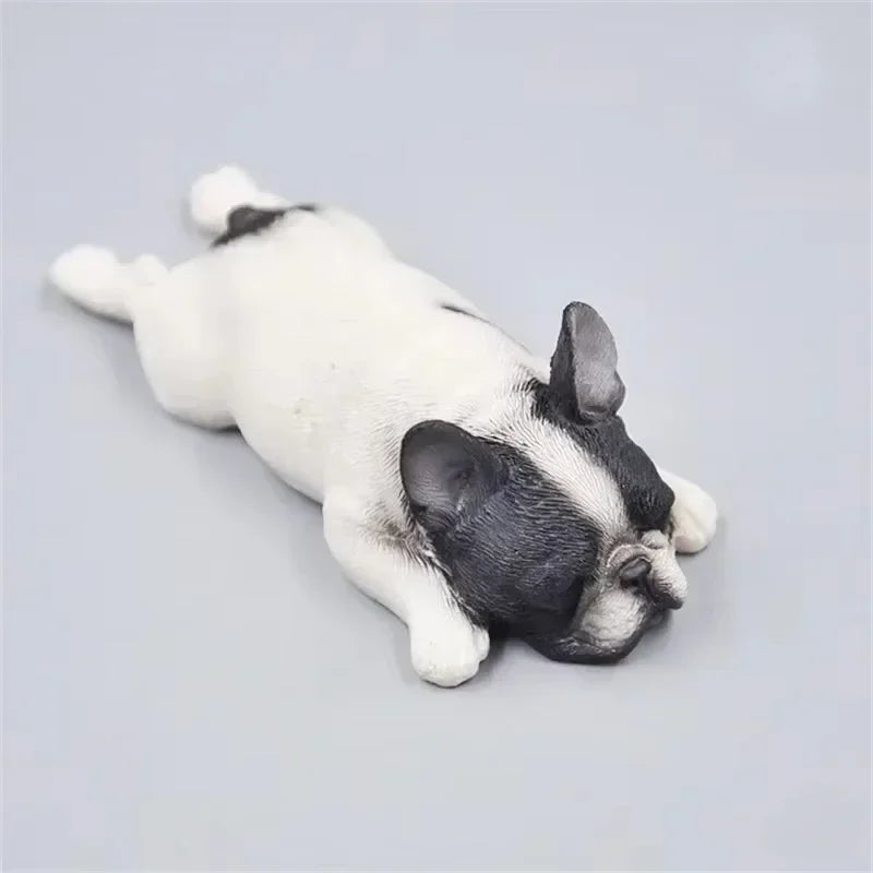 3D Sleeping Dog Silicone Mold – Corgi & Bulldog Cake Decor