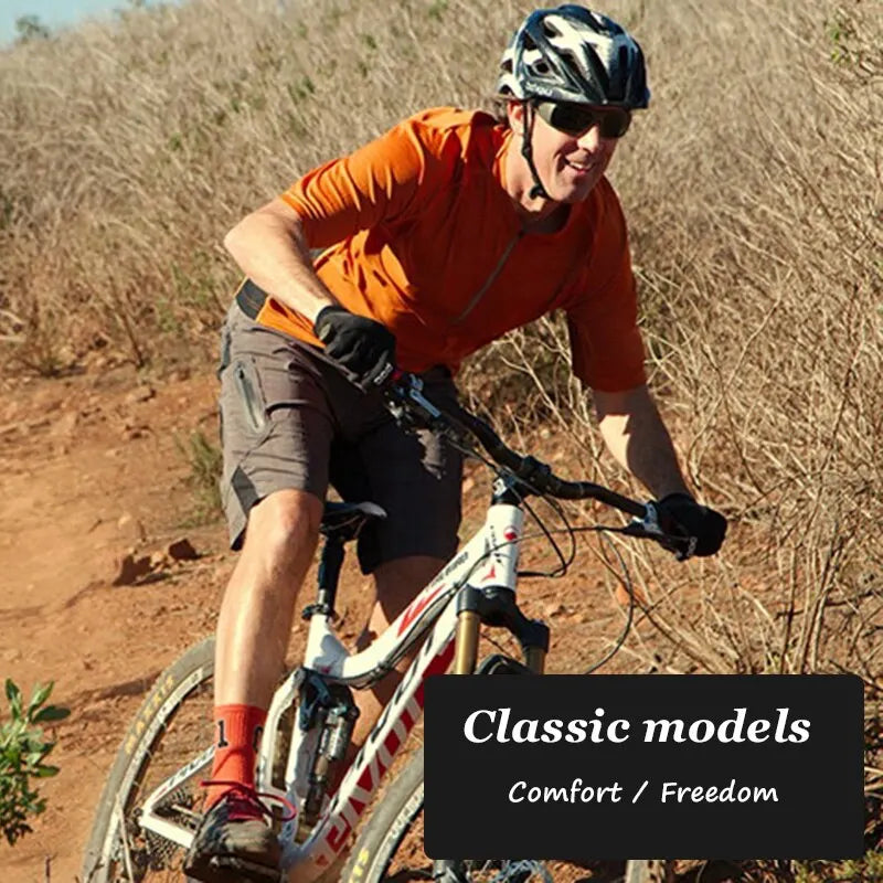 X-TIGER Men's MTB Cycling Shorts – Waterproof & Multi-Pocket
