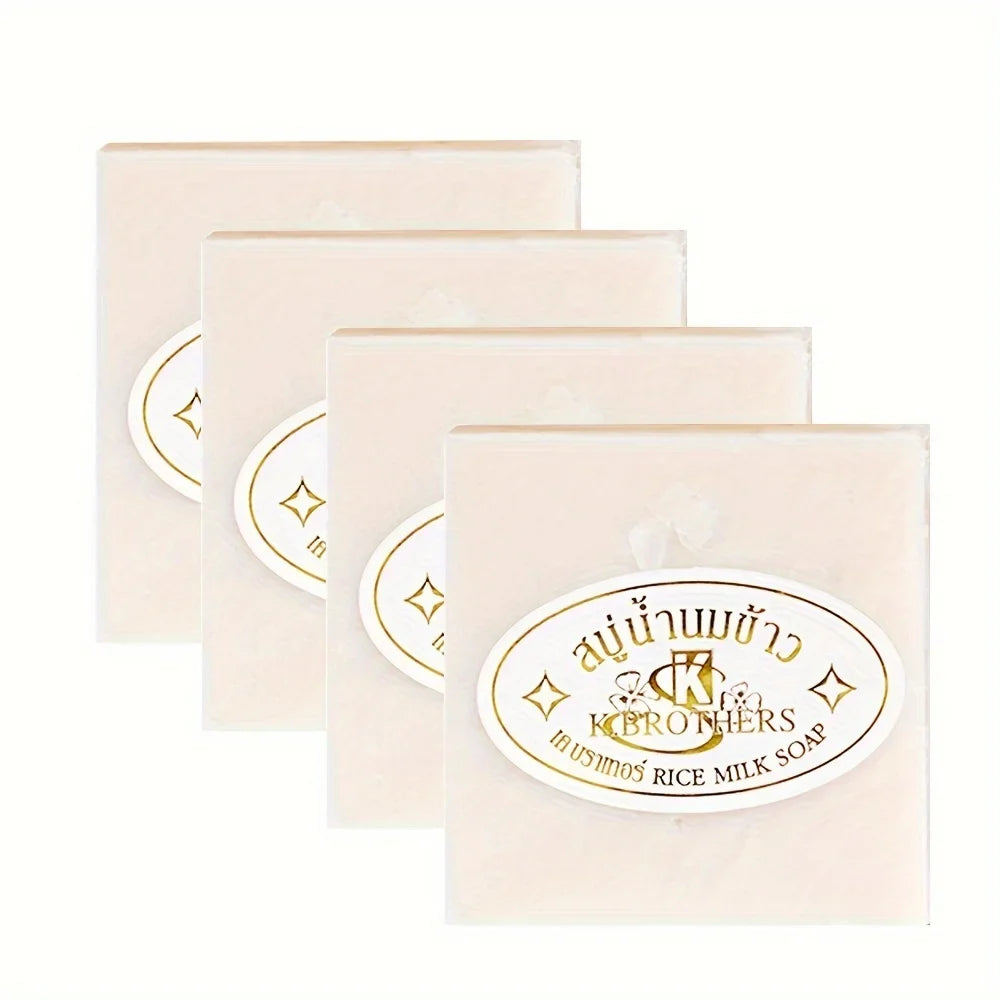 Milk & Rice Essential Oil Handmade Soap – Deep Cleansing 60g