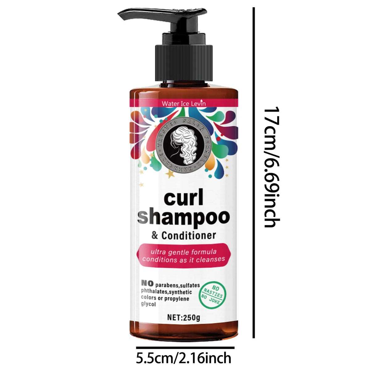Curly Hair Shampoo & Conditioner 250g – Glycerin Moisture