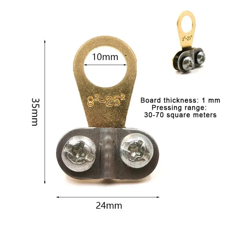 Brass Car Battery Terminal Clamp – Thickened Wire Clip Chuck