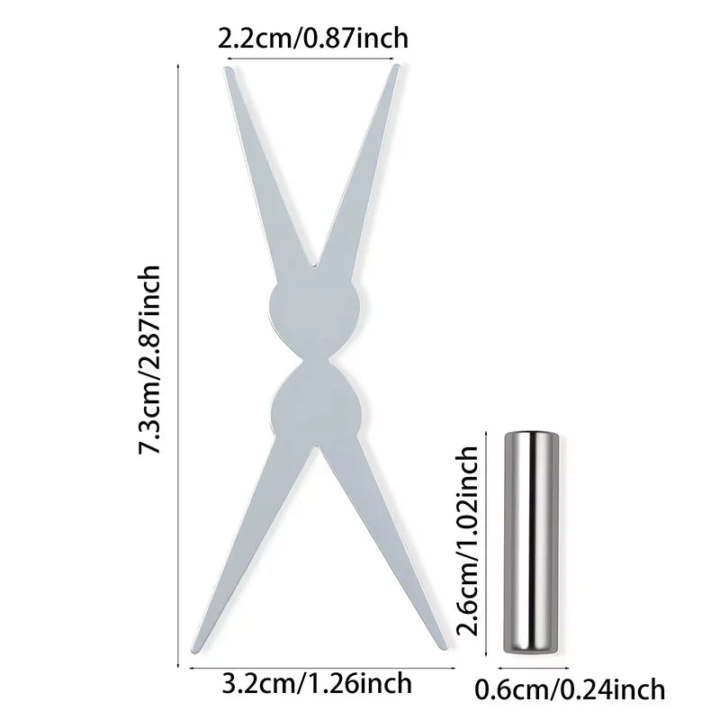 2-in-1 Magnetic Nail Stick & Y-Clip Set | Cat Eye Gel Manicure