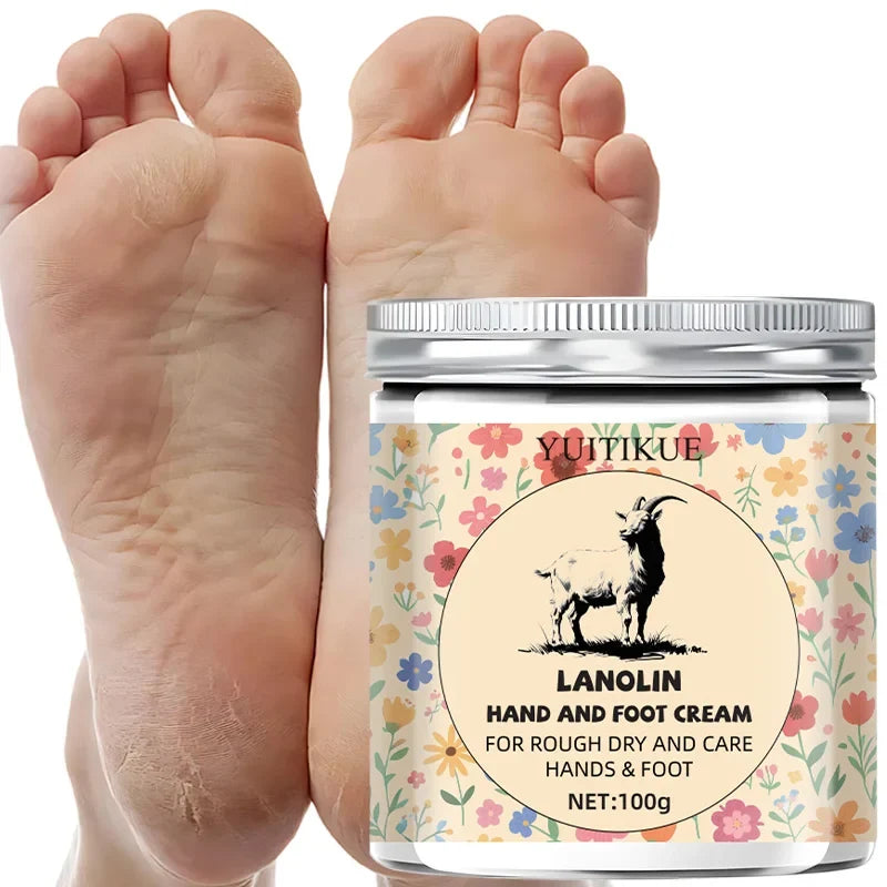 YUITIKUE Lanolin Hand & Foot Cream 100g – Deep Moisture