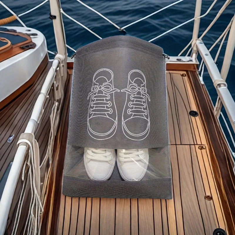 Non Woven Shoe Bag Storage Drawstring Dust-proof