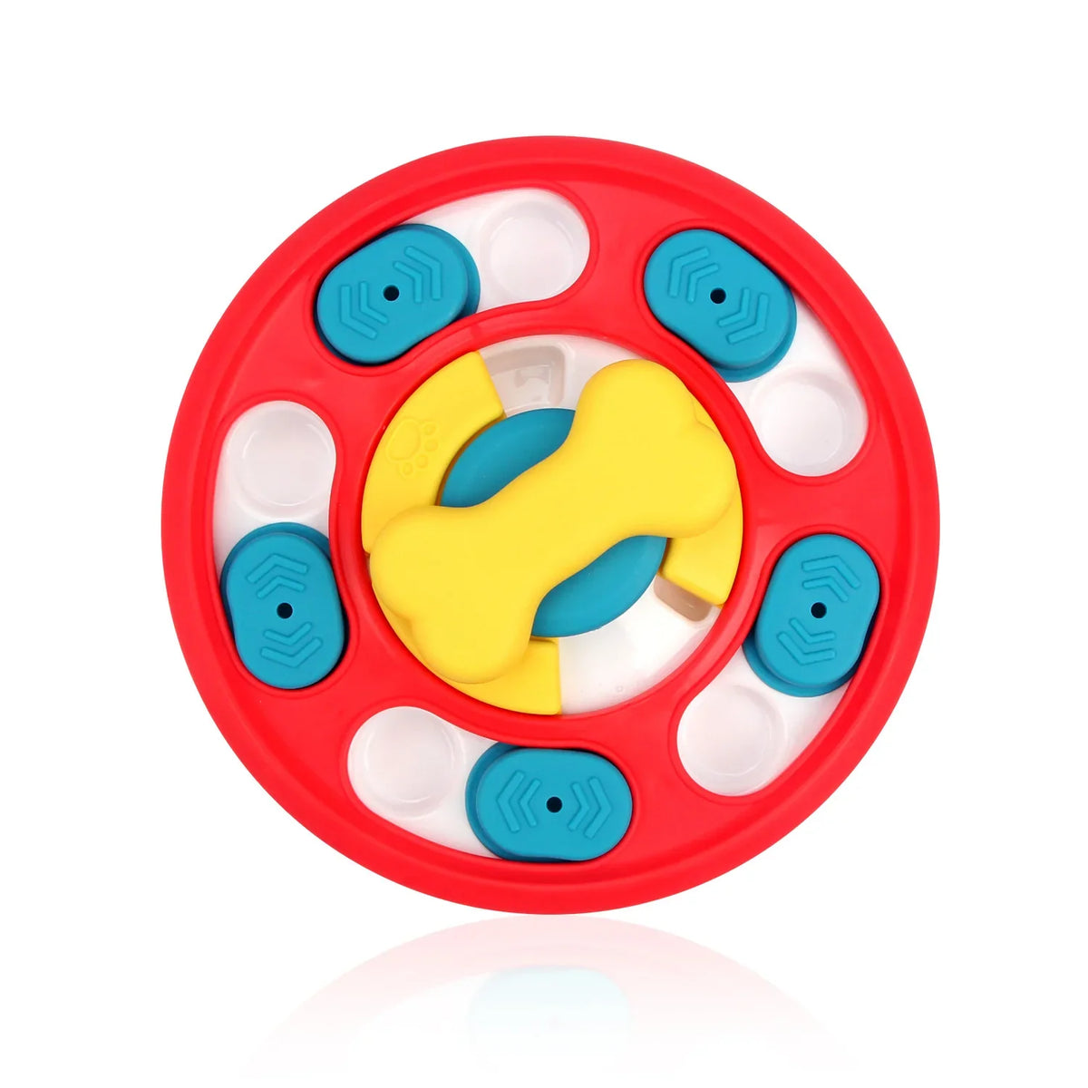 Pet Toy Rotating Feeding Slow Food Bowl Dog Turntable Chewy Training