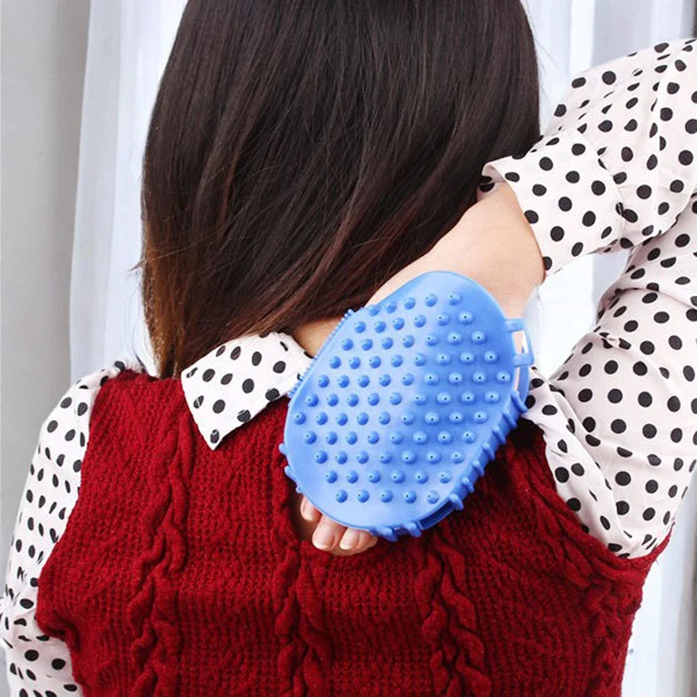 7-Ball Silicone Massage Glove | 360° Rolling Body Massager