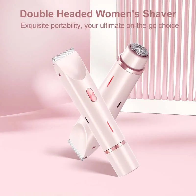 Women's 2-in-1 Electric Shaver & Bikini Trimmer | IPX7 Waterproof