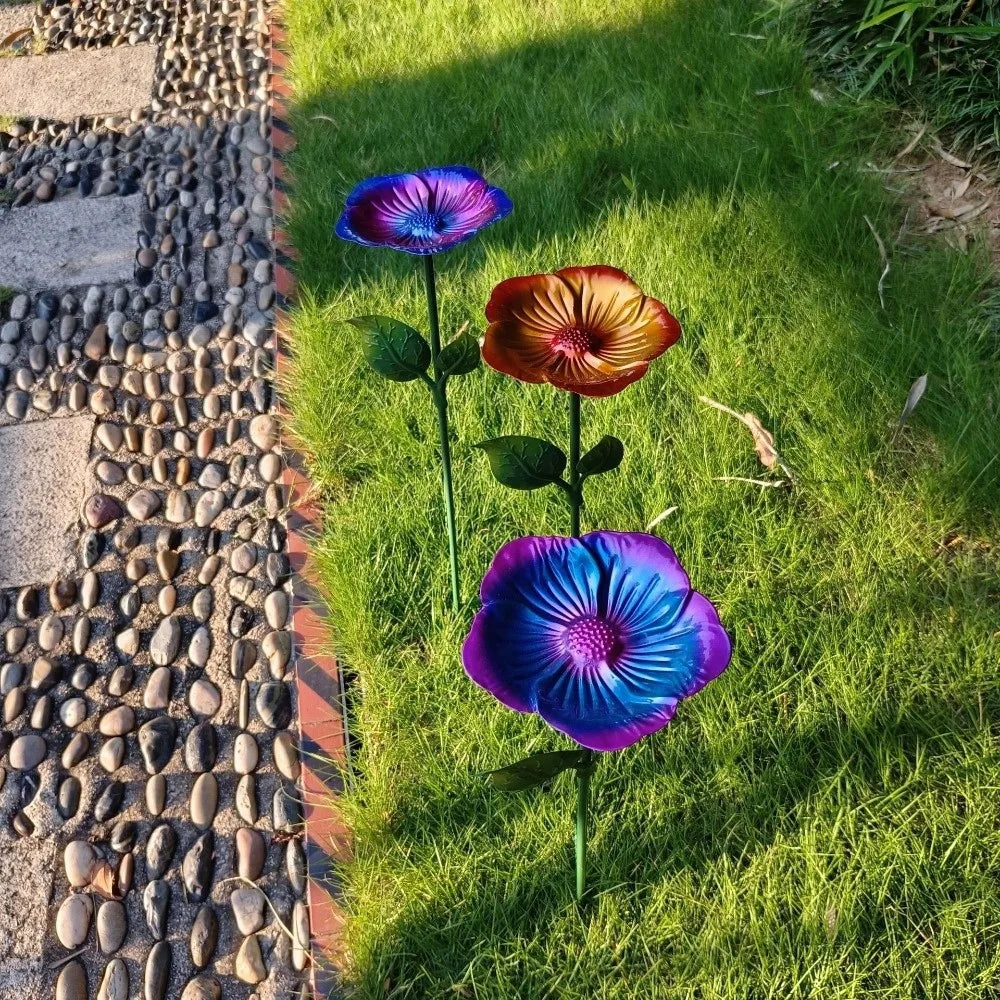 Iron Flower Bird Bath – Large Capacity Garden Dish | Oasis