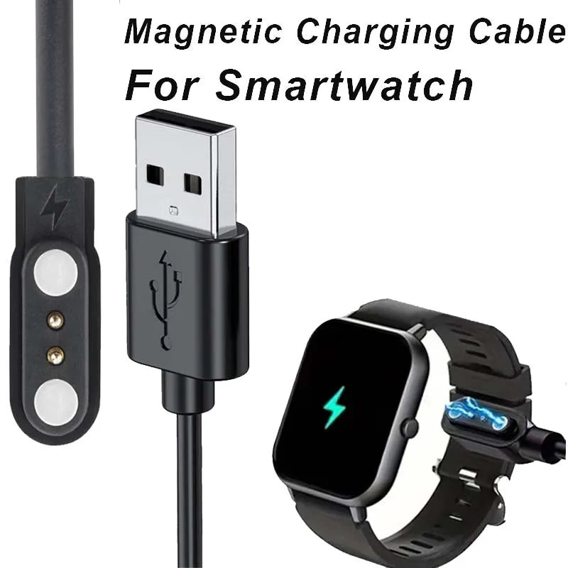 Magnetic USB Charging Cable for Mibro GS, A2, T2, C3 Smartwatch