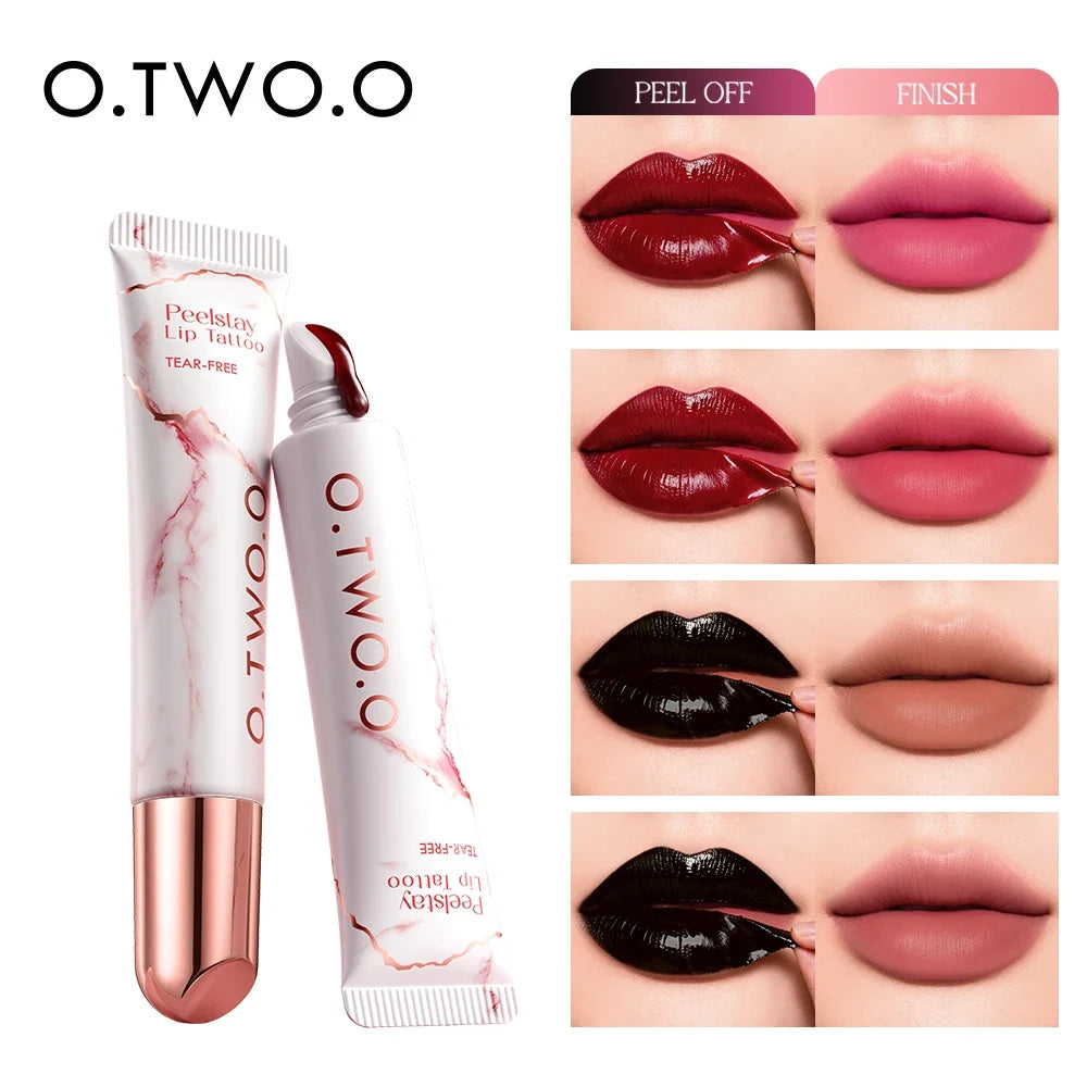 O.TWO.O Peel-Off Lip Stain | 48H Waterproof Matte Lip Tint