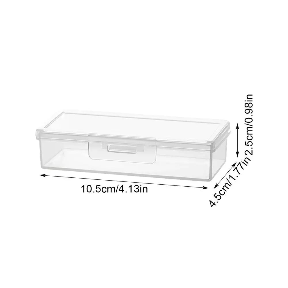 Transparent Cotton Swab Holder Travel Organizer Box