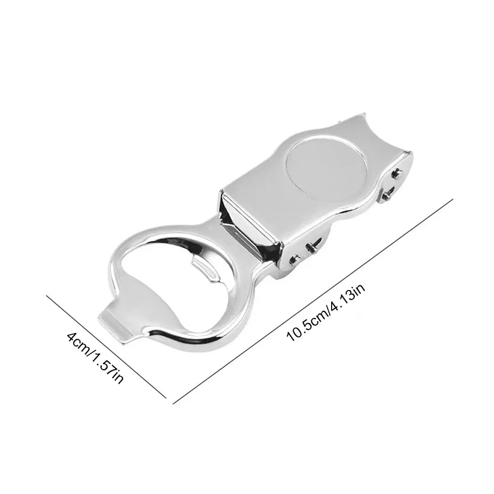Stainless Steel Foldable Bottle Opener & Can Opener Multifunction