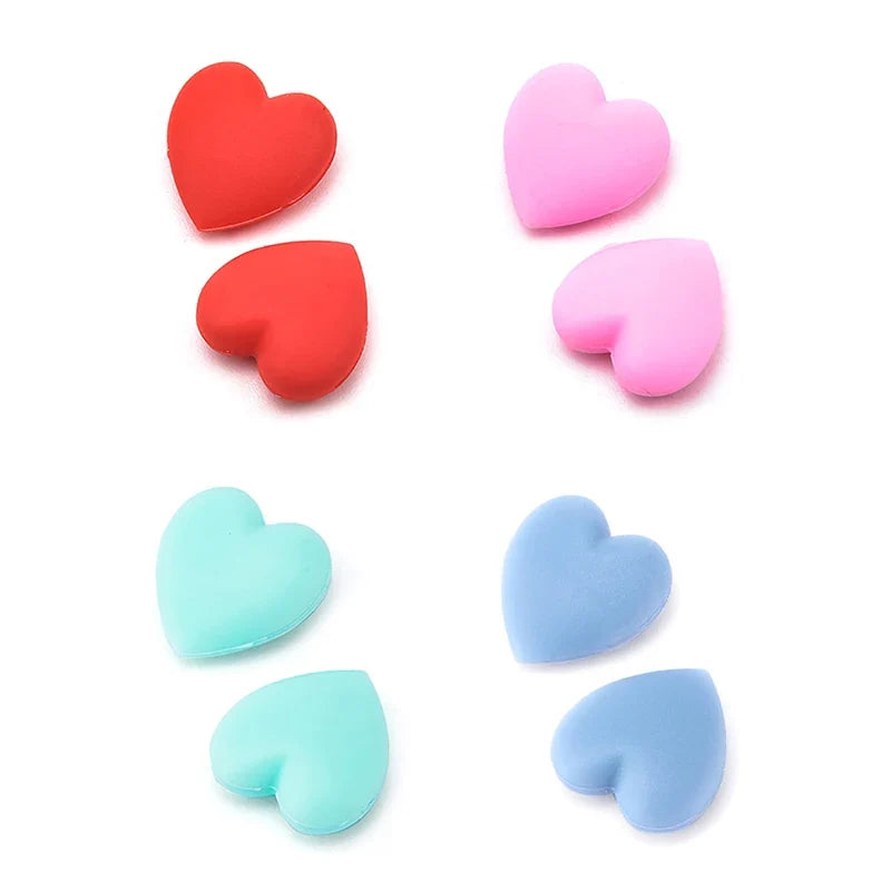 Heart Silicone Anti-Slip Ear Hooks for Glasses – 2 Pairs