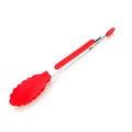 Silicone BBQ Tongs – Heat-Resistant Stainless Steel Food Clip