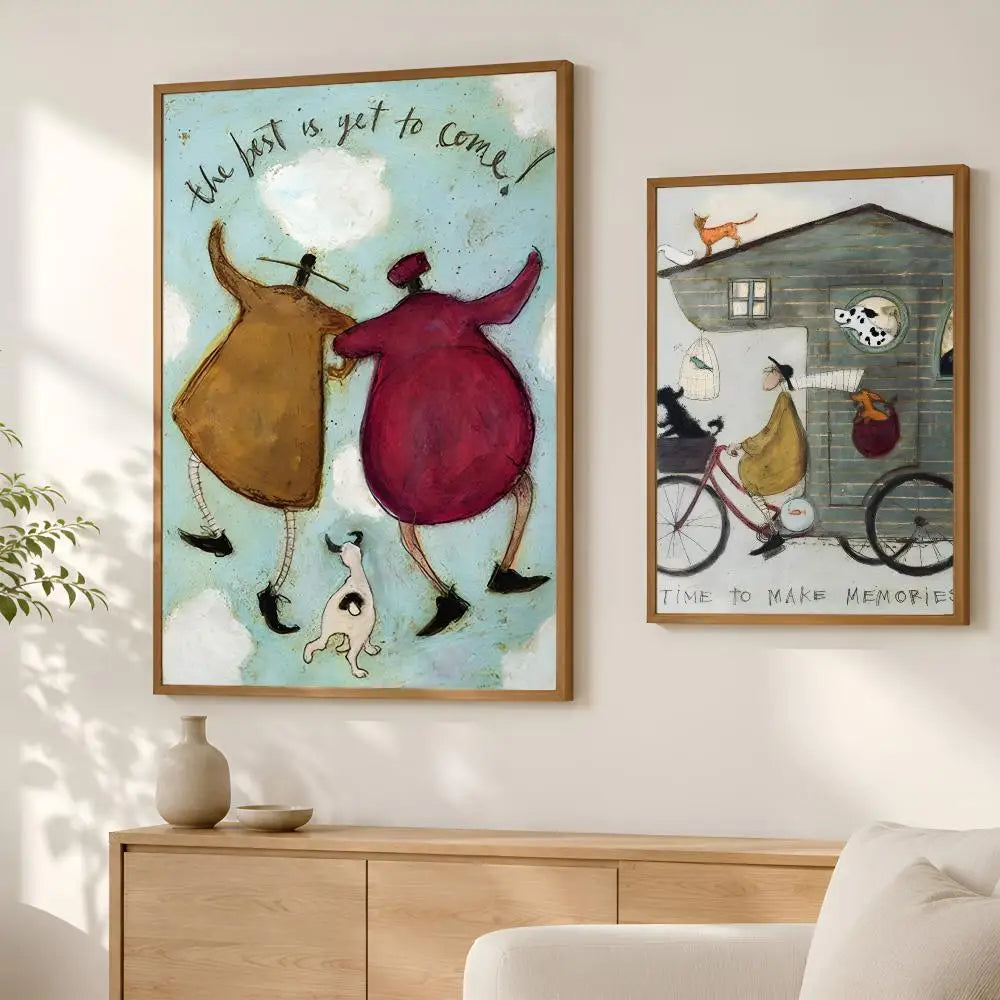 Sam Toft Wall Art Poster – Self-Stick Waterproof Home Decor