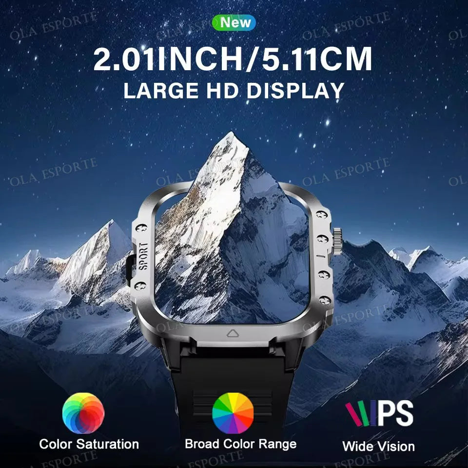 Men Smart Watch Bluetooth Call Sleep Heart Rate Health Monitor