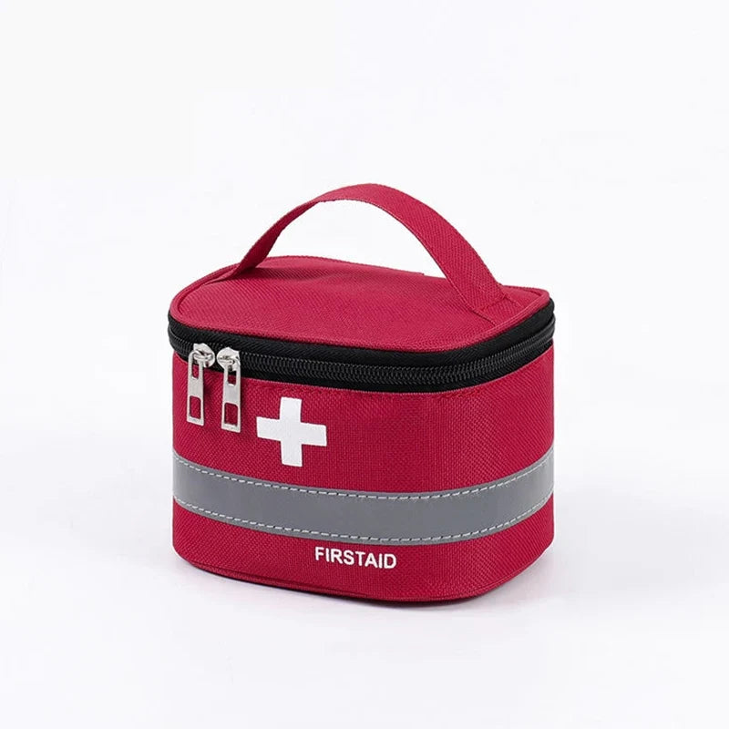 Portable First Aid Storage Bag – Travel & Home Medicine Organizer
