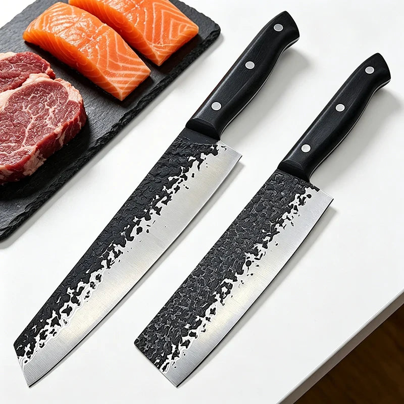 Handmade Japanese Chef Knife – Kiritsuke & Nakiri Full Tang