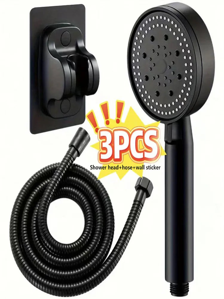 3-Piece Handheld Shower Head Set – 5 Spray Modes | YANKE