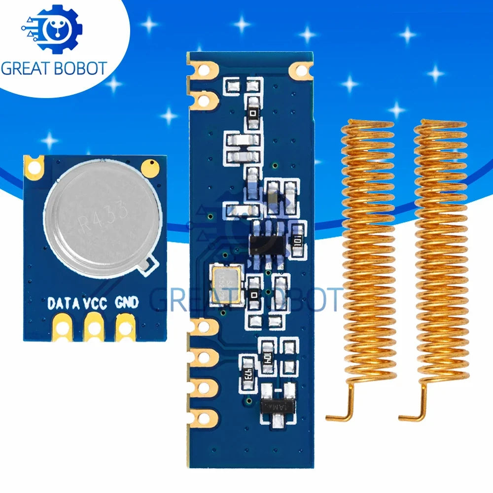 433MHz Wireless Module Kit – STX882 & SRX882 + Antennas