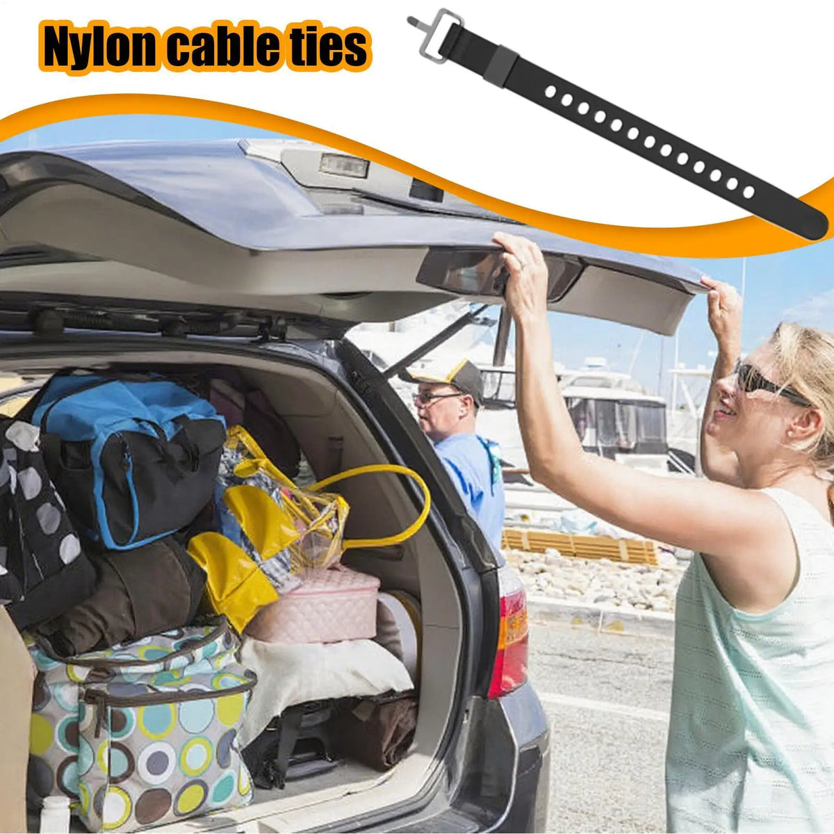Heavy Duty Quick Release Nylon Tie Down Straps – 3 Sizes