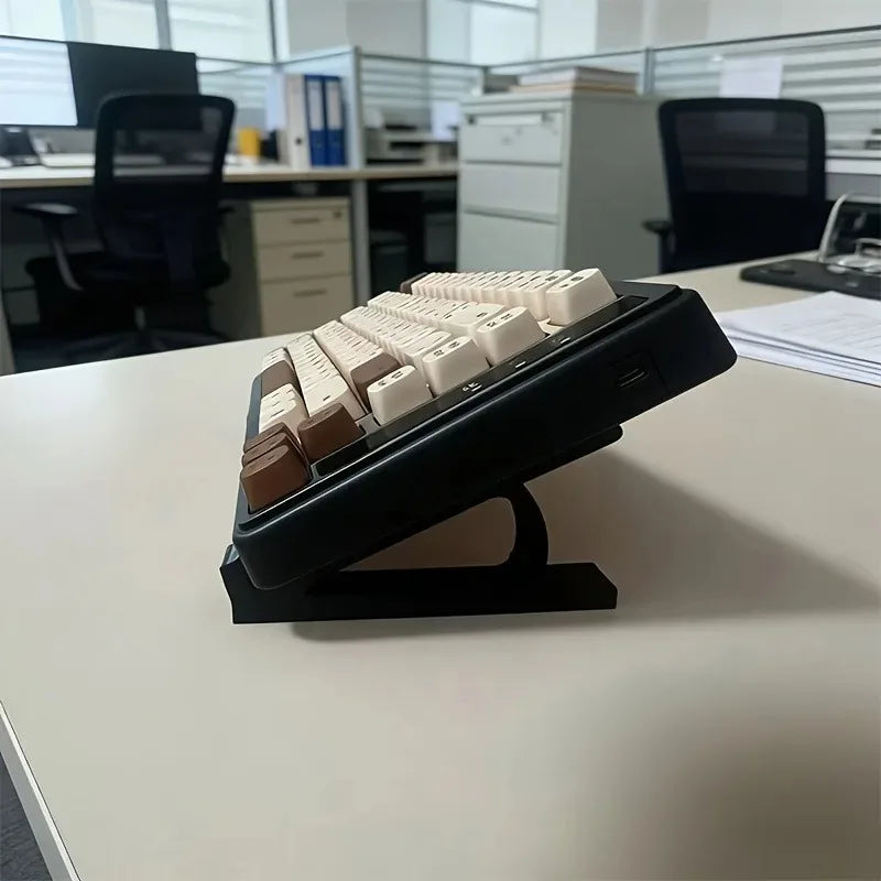 1 Pair Ergonomic Keyboard Riser Non-slip Universal Stand Multi-color