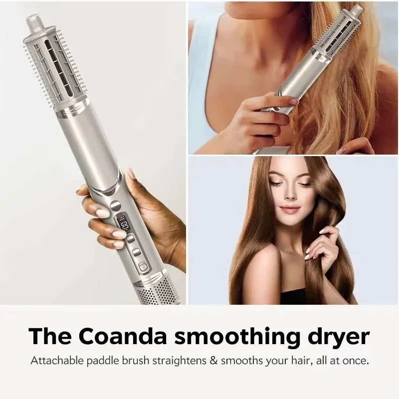 URGGU 8-in-1 Ionic Brushless Hair Dryer & Hot Air Styler