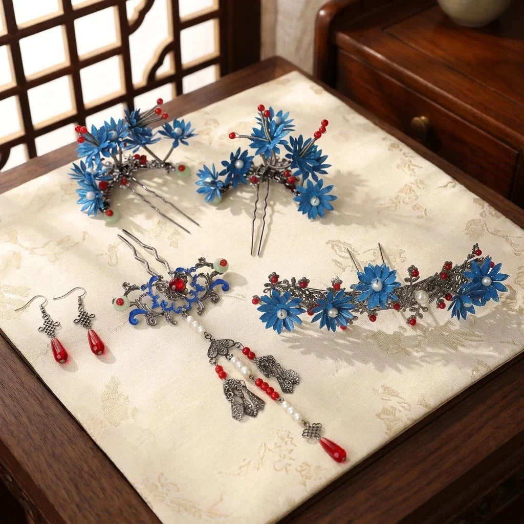 Qing Dynasty Bridal Hairpin | Chinese Wedding Hair Stick