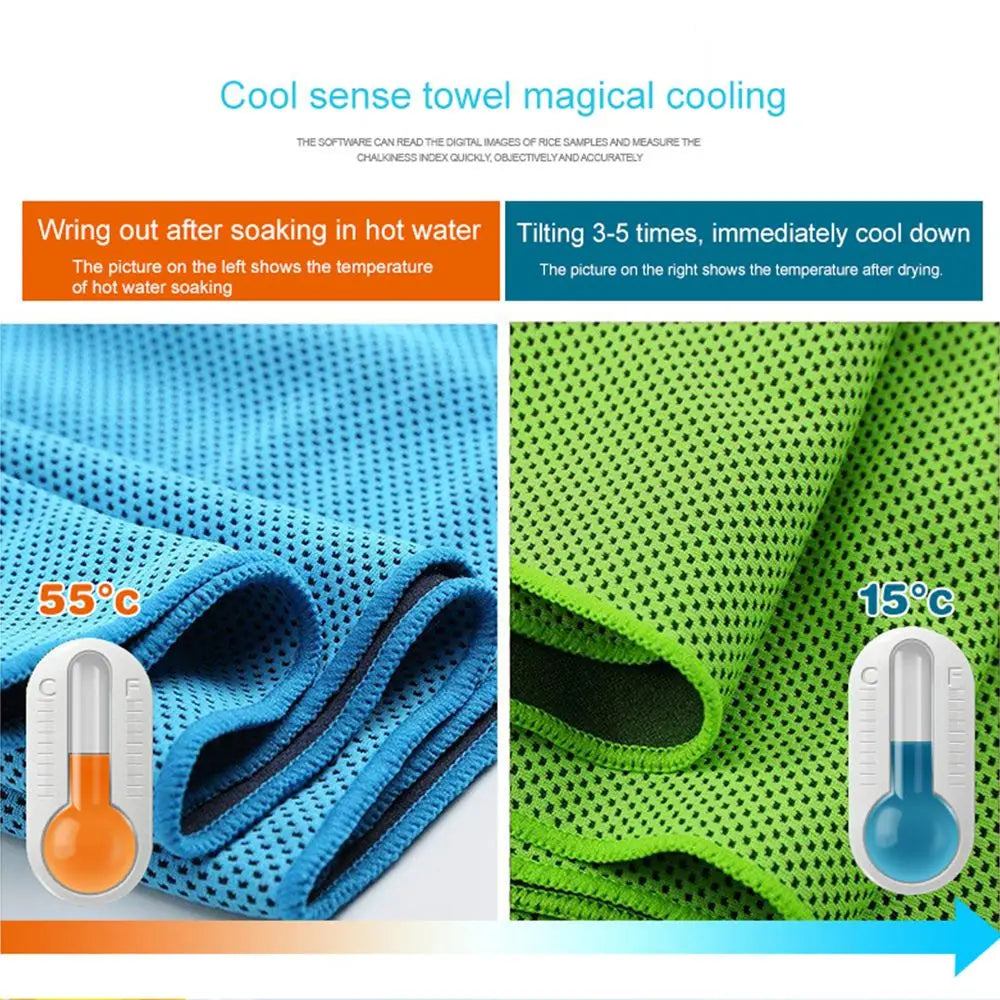 Quick-Dry Cooling Sport Towel – Gym, Yoga, Swimming & Outdoor