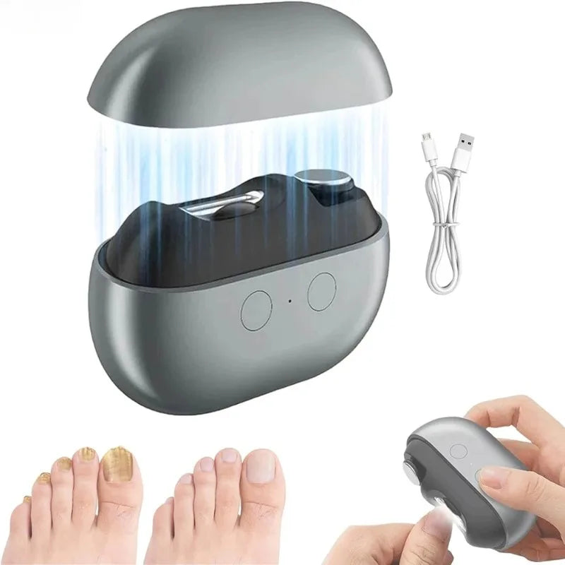 Electric Nail Clipper & Trimmer – Rechargeable, LED Light