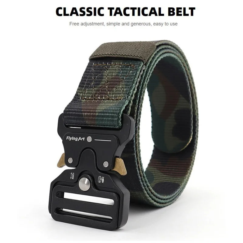 Unisex Quick-Release Nylon Belt 120cm/125cm – Outdoor Sports