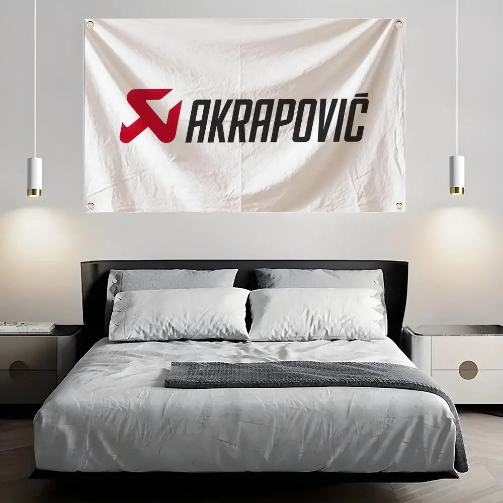 Akrapovic Art Banner Flag – Indoor & Outdoor Wall Decor