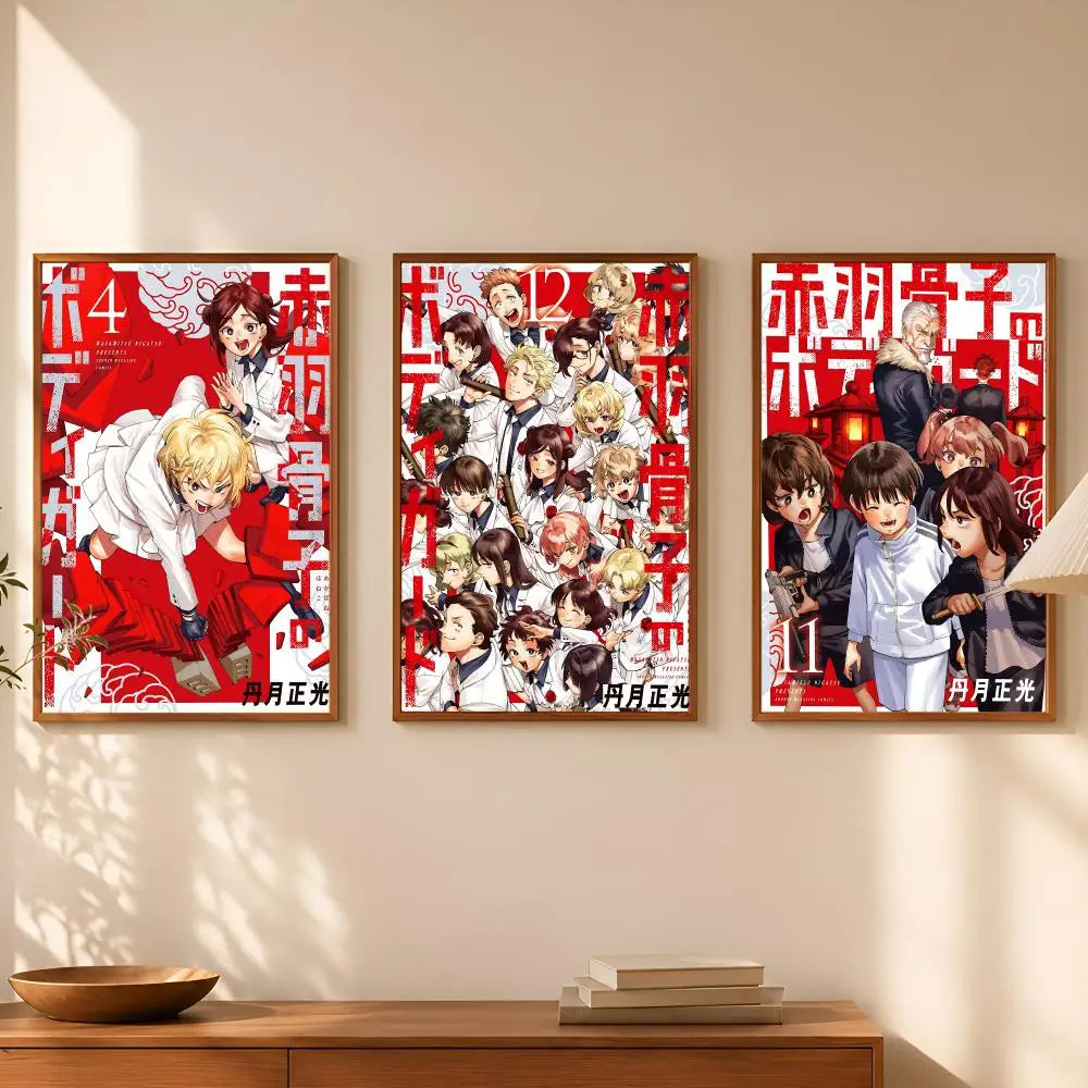Akabane Honeko no Bodyguard Self-Stick HD Anime Wall Poster