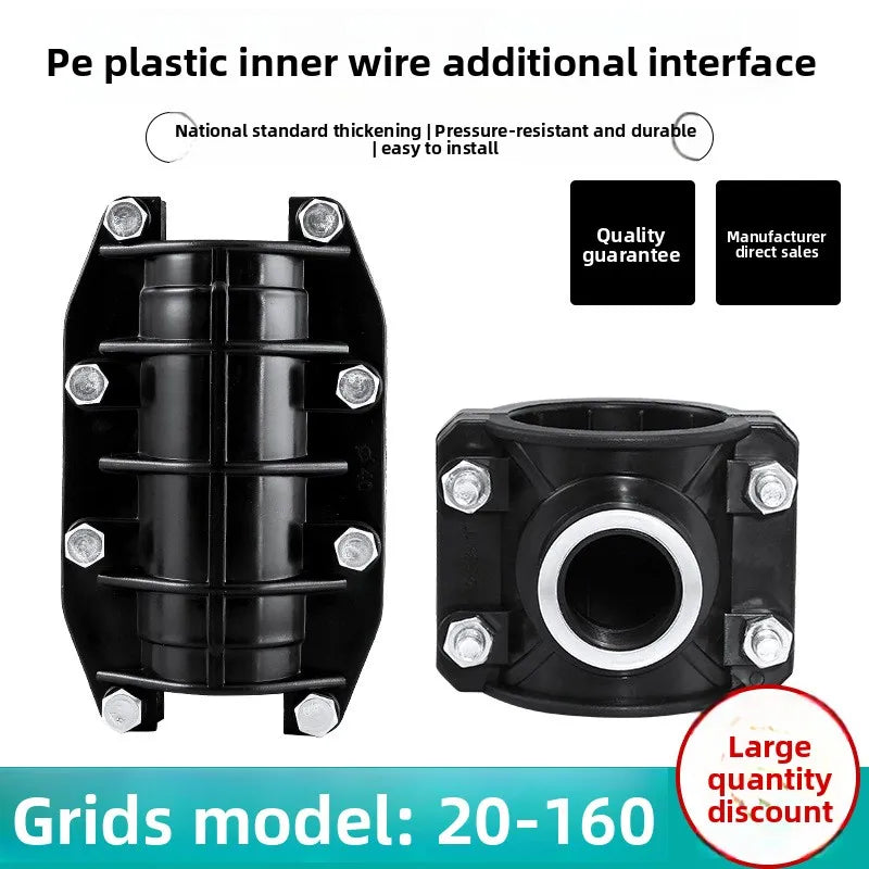 Clamp Saddle Drain Valve 20–50mm Pipe Quick-Connect Fitting