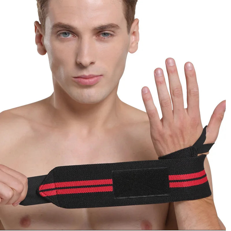Elastic Wrist Wraps for Weight Lifting & Strength Training