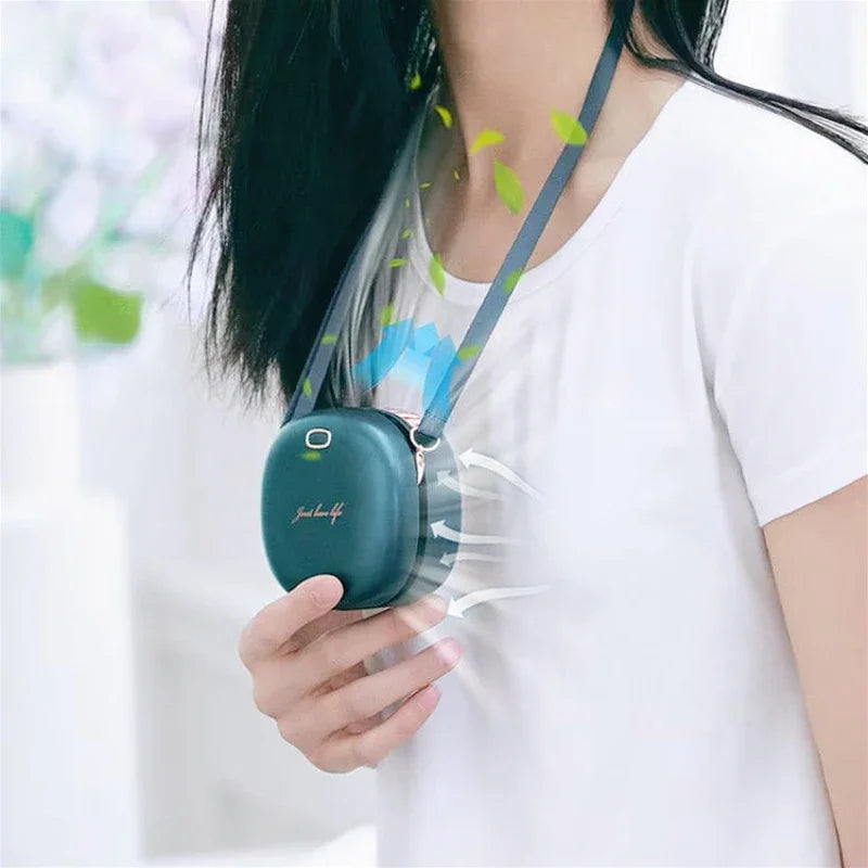 URGGU Bladeless Neck Fan – USB Portable 3-Speed Hands-Free