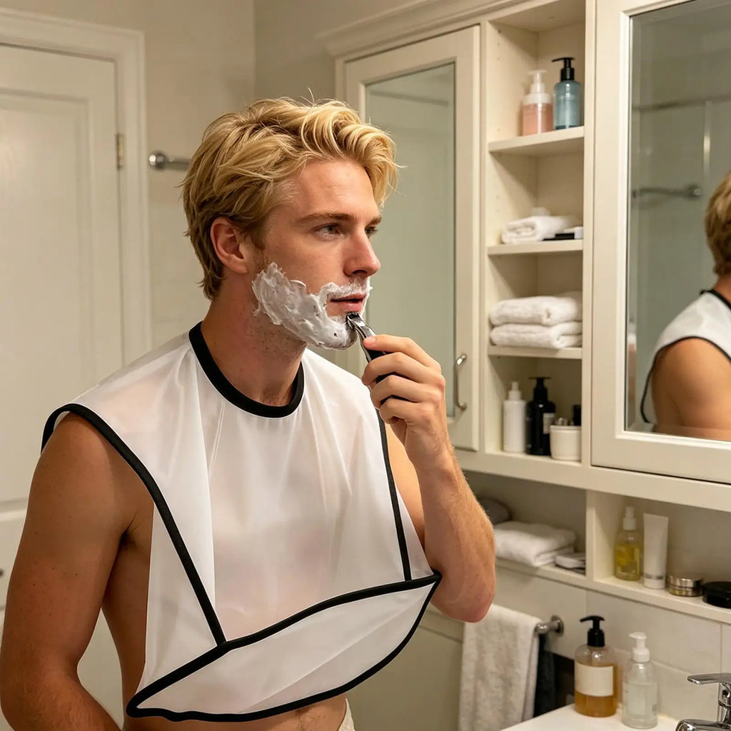Shaving Apron Men Mustache Household Beard Hair Catcher Fathers