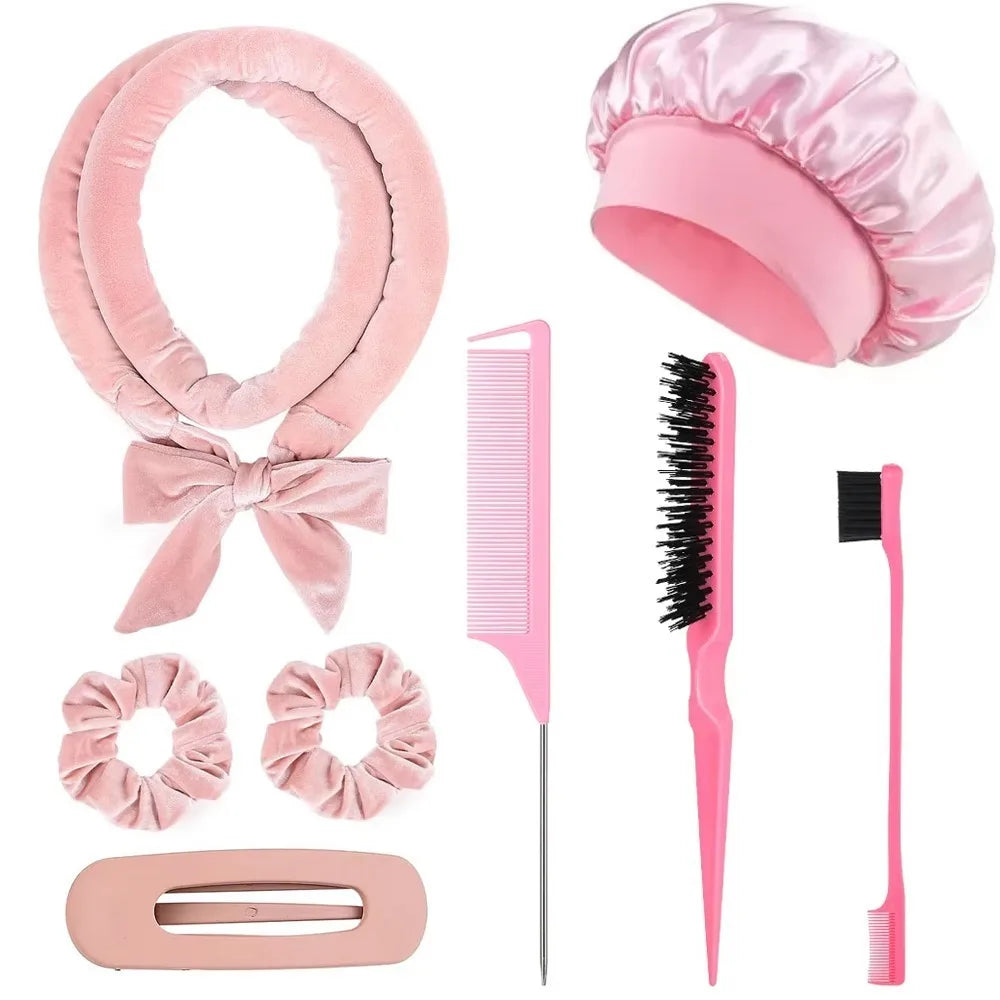 Heatless Hair Curler Set – Overnight Curls, No Heat Damage