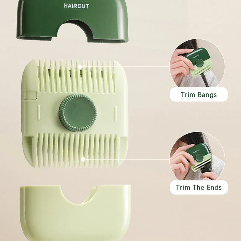 2-in-1 Hair Trimmer Comb – Split Ends Cutter for All Hair