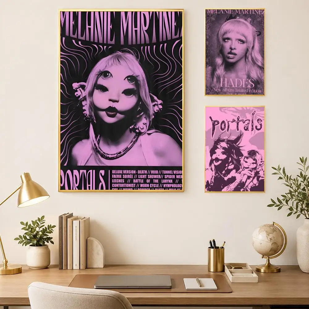 Melanie Martinez HD PVC Wall Poster – Self-Stick Waterproof Decor