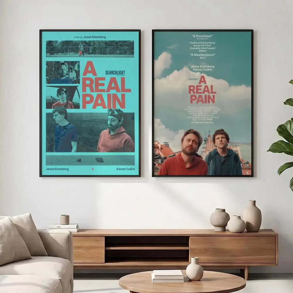 A Real Pain Movie Poster – HD Waterproof Wall Art Print