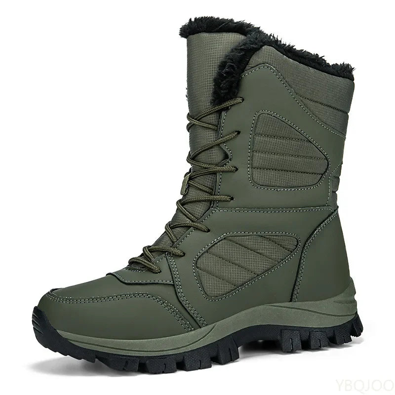 Men's Winter High-Top Ankle Boots – Warm & Anti-Slip